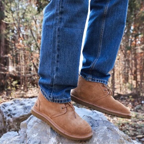 UGG Neumel Erkek Chestnut Suede Boot Size 11 - Picture 1 of 10